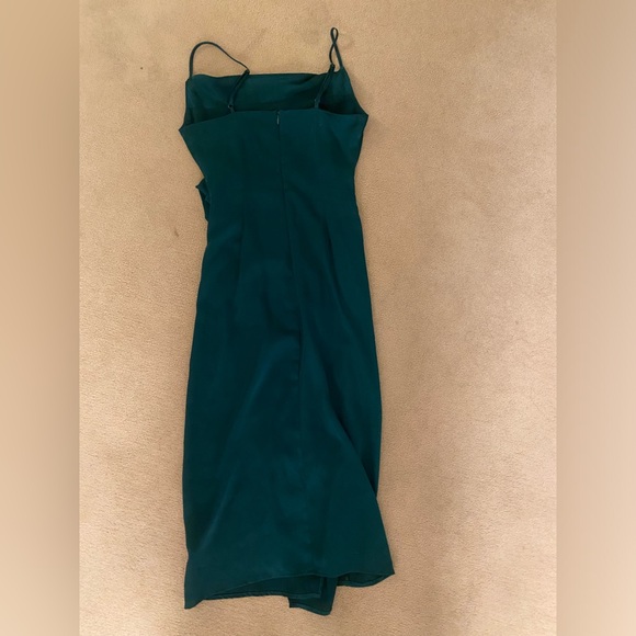 Satin midi dress - Picture 3 of 4